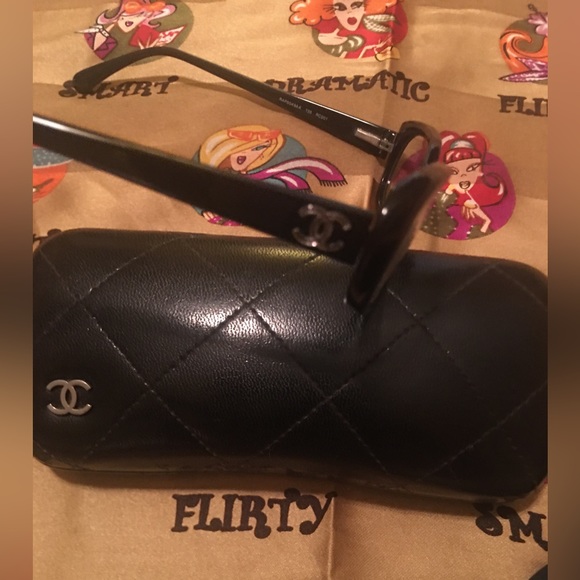 Chanel Glasses with Eyeglass Case - Picture 1 of 8